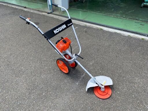 280 草刈機 刈払機 手押し式 エンジン コーシン EBC-26C 中古品