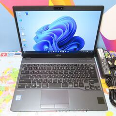 JC03294 富士通 LIFEBOOK U938/S FMVU14008 ノートパソコン 良品 office2019 JC03294 富士通 LIFEBOOK U938/S FMVU14008 ノートパソコン 良品