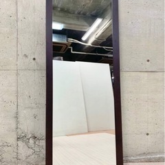 木製 大型ミラー 鏡 壁掛け 全身鏡 木製フレーム 姿見