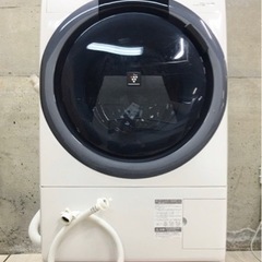 シャープ ドラム式洗濯乾燥機 ES-S7B-WL 左開き 7㎏