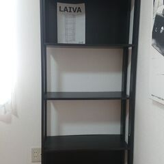 IKEA LAIVA ブラックシェルフ black shelf
