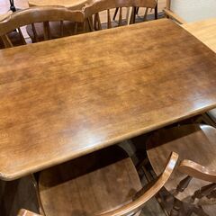 ☆ジモティー割引20%☆ダイニング3点セット テーブル&椅子2脚《尼崎市 