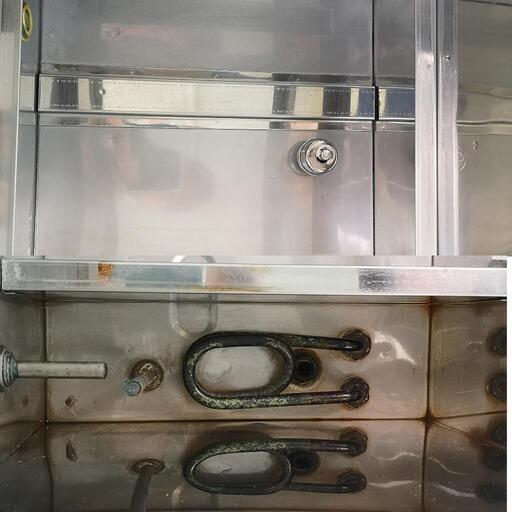 【動作確認済】ジャンク　タオル蒸し器 タオルスチーマー 日鈑工業 タオルウォーマー タオル消毒 理容店 床屋 業務用　日鈑工業　蒸し器