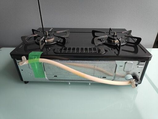 リンナイ ガステーブル KSR641BKL 都市ガス用『中古良品、グリル排気口