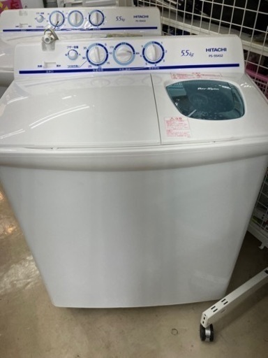 HITACHI二槽式＆高年式二槽式洗濯機　7249