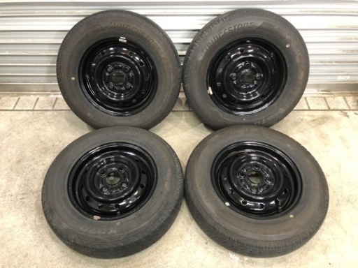 【S2884】20/21年 145R12 6PR ブリジストン K370 キャリィ エブリィ 夏タイヤ 4本