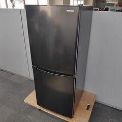 アイリスオーヤマ IRSD-14A-B 2ドア冷蔵庫 ブラウン色 142L『中古美品