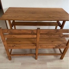 関家具 mam ダイニングテーブル三点セット
