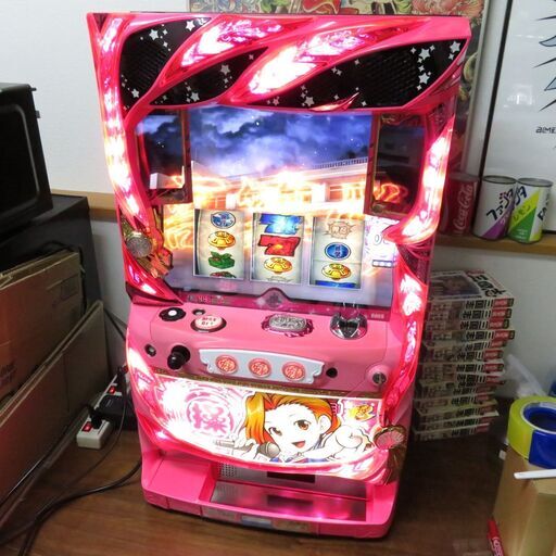パチスロ実機 押忍! 番長3 操パネル コイン不用機 ボリューム調整付き