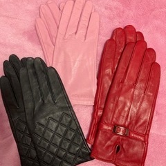 【問い合わせあり】新品　レディース手袋　3枚セット