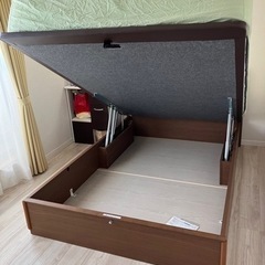 ドリームベッドフレーム　跳ね上げ式 収納重視なら、跳ね上げ収納ベッド！