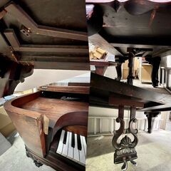 【激レア 超希少なピアノ】【金額相談可能】スクエアピアノ 1872年 アメリカ製