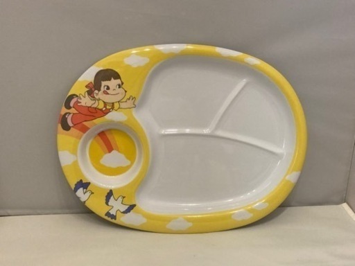 ペコちゃん　お子様ランチ皿　ランチプレート　昭和レトロ