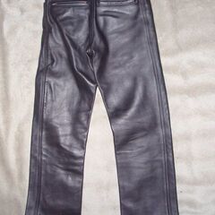 期間値引 ◇ 定価83,000円 USA オーチャード レザーパンツ サイズ28