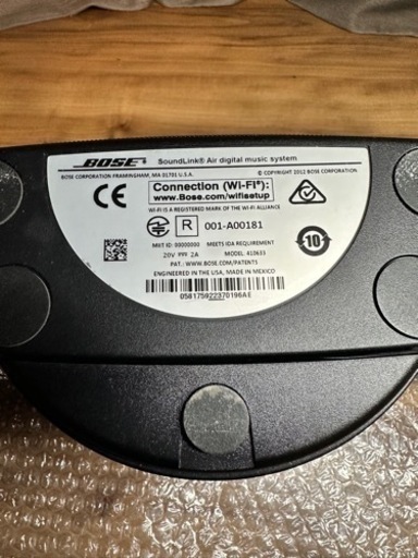 アンプ BOSE SOUNDLINK AIR ジャンク BOSE ボーズ SoundLink Air サウンドリンクエアー｜Yahoo