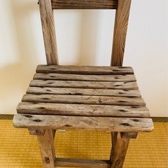 アンティーク　レトロ　木製　椅子　骨董　ミニチェア　子供サイズ