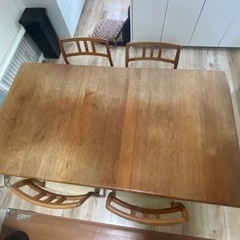 【7/29(土)午前中引取り限定価格】デンマーク　モラー　J.L.Moller エクステンションダイニングテーブル