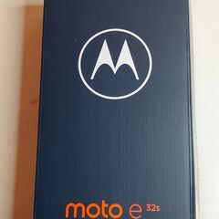 【新品未使用品】SIMフリー　MOTOROLA　moto e32...