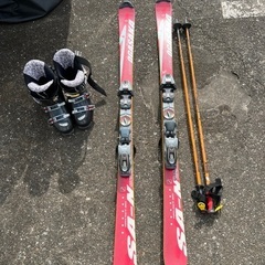 スキー、ブーツセット