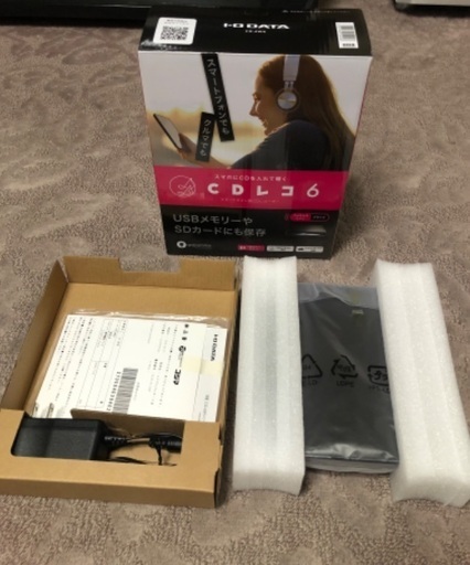 CDレコ6 Wi-Fiモデル I・O DATA CD-6WK BLACK