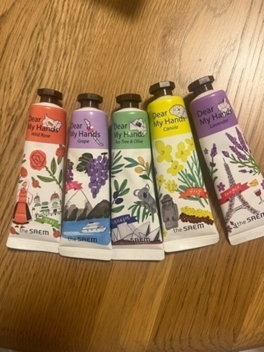 the SAEMハンドクリーム5本セット