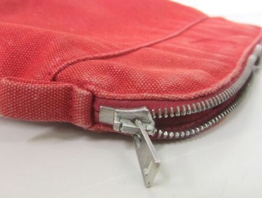 本物 エルメス ボリードポーチ 20 化粧ポーチ レッド 赤色系 HERMES