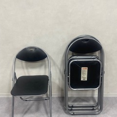 パイプ椅子（ミーティングチェア黒）4個