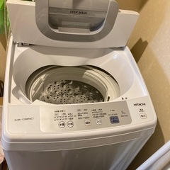 お譲り先決まりました。全自動洗濯機　5kg HITACHI  N...