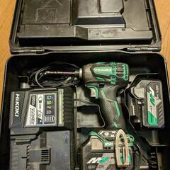 ハイコーキコードレスインパクトドライバー