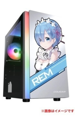 新品COUGARミドルPCケース レムスティッカー
