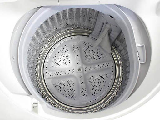 ss4976 シャープ 洗濯機 ES-GE6B-W 6kg ホワイト 穴なし槽 SHARP 全