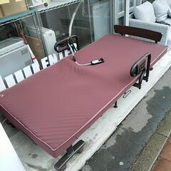 009 ☆北41 ATEX 電動リクライニング機能付 折り畳みベッド AX-BE735N