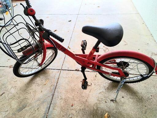 子ども用自転車　18cm（幼稚園～小学校低学年位まで）