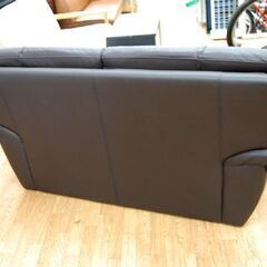 ファニシング購入品 2人掛けソファ 幅155×奥89×高82cm ダークブラウン系 本革製 2Pソファ 長椅子 札幌市 清田区 平岡 ファニシング購入品 2人掛けソファ 幅155×奥89×高82cm ダーク