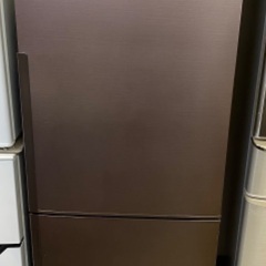 【美品】SHARP ノンフロン冷凍冷蔵庫　271ℓ ノンフロン冷凍冷蔵庫 SHARP 271L SJ-PD27C-W 2017年製 送料込