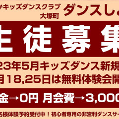 高槻市大塚にキッズダンスサークルが出現！月謝3,000円〜！の画像