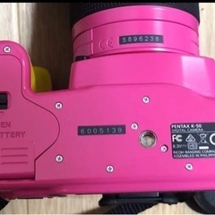 PENTAX k50 ピンクイエロー