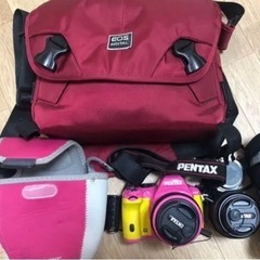 PENTAX k50 ピンクイエロー