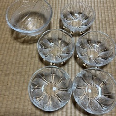 ガラス皿6枚セット
