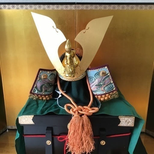 販売を一時お休み】兜セット 端午の節句 WOOD DECORATION 将(初節句 