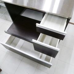 ニトリ キッチンカウンター 幅90×奥行50×高さ84.5cm ステンレス天板 