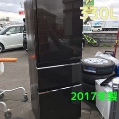 ☆TOSHIBA/東芝/363L冷蔵庫/2017年式/GR-H38SXV/№1508☆