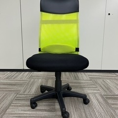オフィスチェア　黄緑