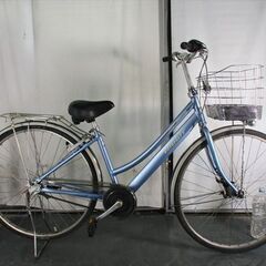 C694　限定特価　整備済み★ブリヂストン　アルベルトロイヤル★ 中古自転車 【27インチ　ブルー 】 