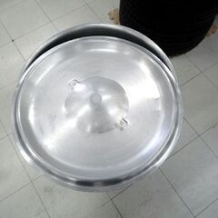 アカオ 寸胴鍋 アルミ製 内径540mmx深さ540mm 厨房用品 フタ付き 業務用