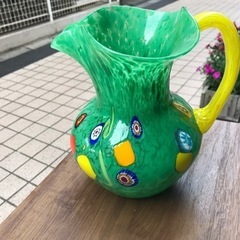 ベネチアグラスの水差し