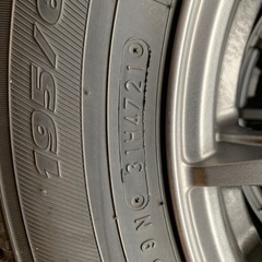 【中古】パリ溝スタッドレス&アルミ4本セット　　195/65R15