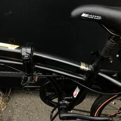 DOPPELGANGER 20インチ 折り畳み自転車 ドッペルギャンガー ブラック×オレンジ