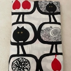 IKEA　掛け布団カバー　黒猫
