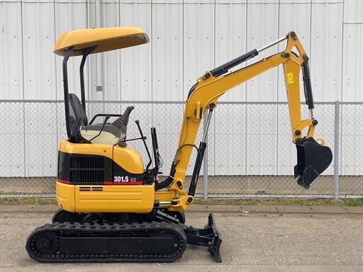 【H-0055】CAT 301.5CR ユンボ バックホー ミニ油圧ショベル　1.6tクラス　4wayマルチ　倍速　可変脚　全塗装済
